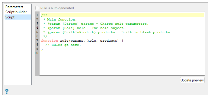 Create Charge Rule