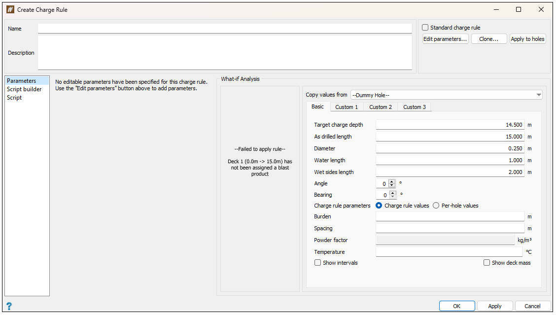 Create Charge Rule