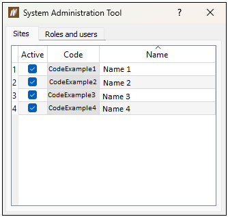 System Administration Tool