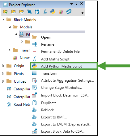 Python Scripts for Block and Solid Models