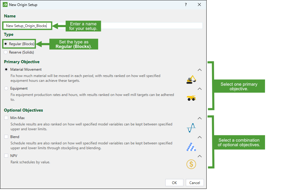 1. Create a Setup