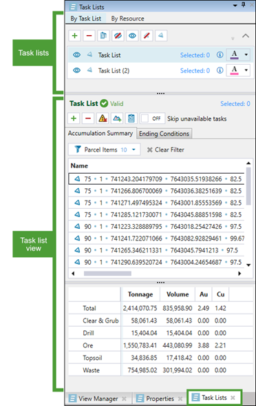 Task Lists