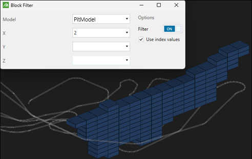 Using the Block Model Viewer