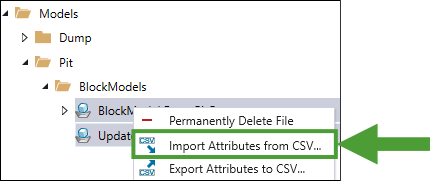 Importing a Block Model