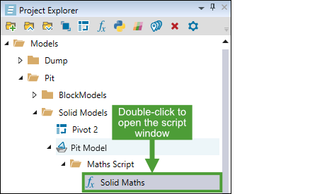 Maths Scripts for Solid Models