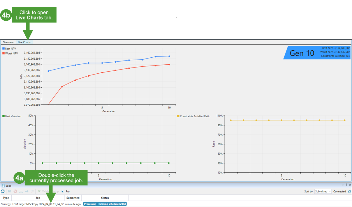 Use Live Charts