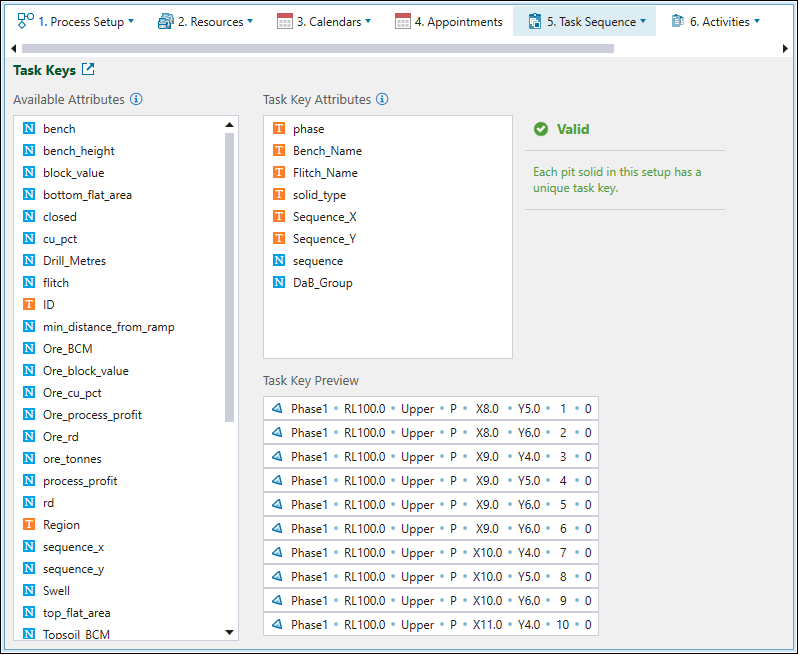 Step 2: Set Task Keys