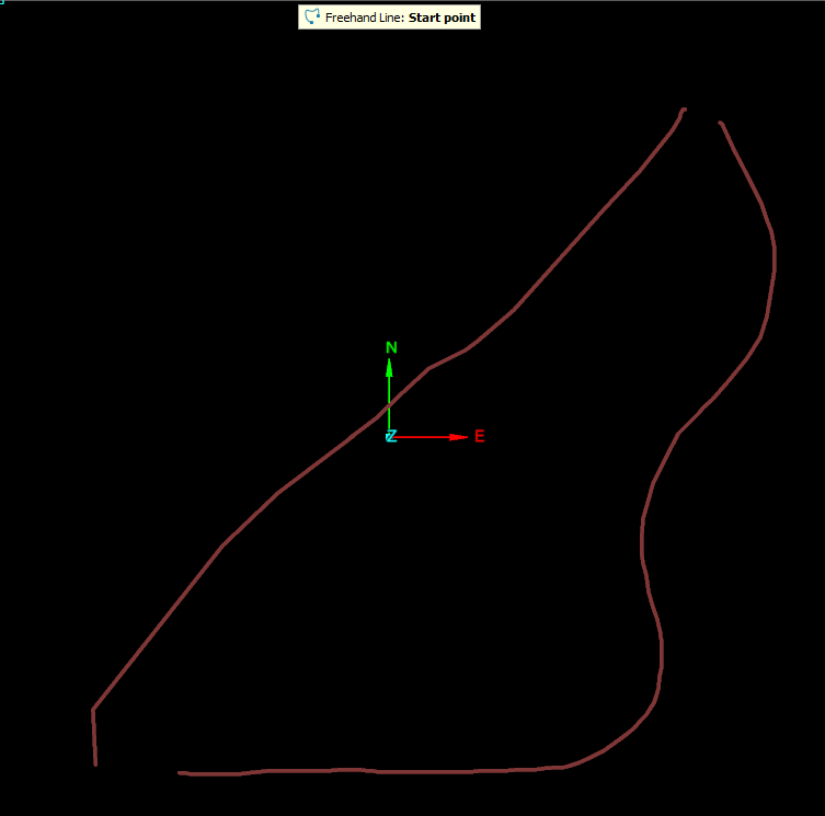 freehand lines - two segments