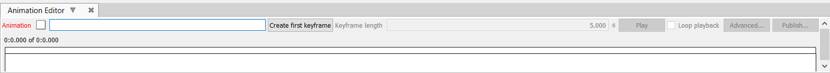 Display the Animation Editor