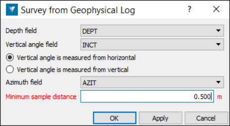 Menu_Drillhole_Extract_survey_data_E4