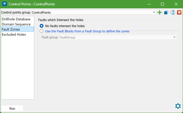 Control Point Database Create Control Points
