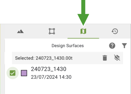 Design Surface File Managing Surface Items
