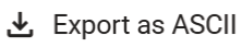 Export as ASCII