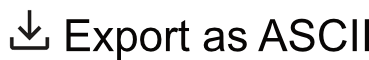 Export as ASCII