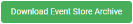 Event Store Export button