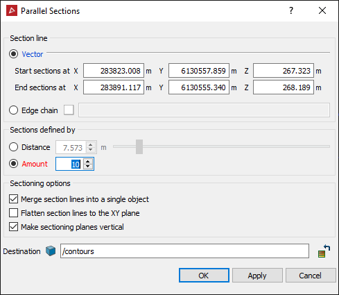 Parallel sections