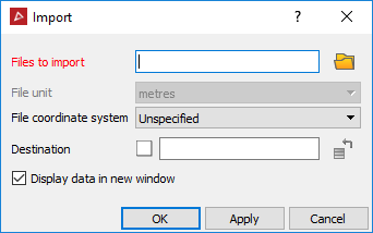 Computer File Import Import