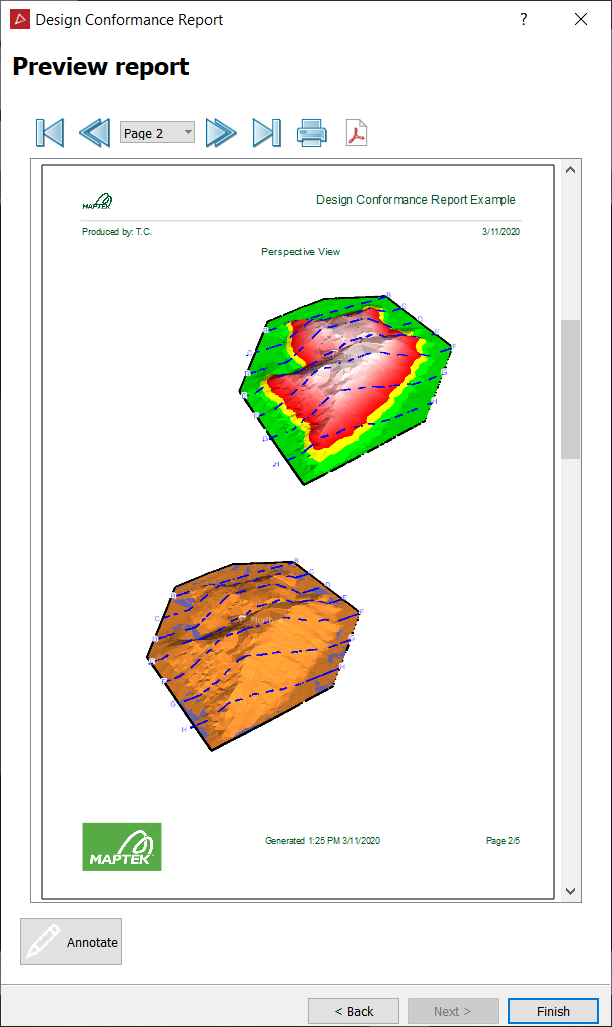 Design conformance