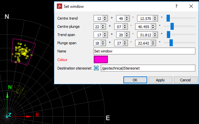 Set window