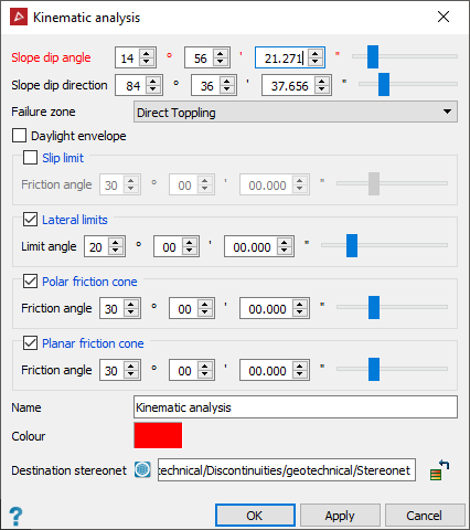 Kinematic Analysis