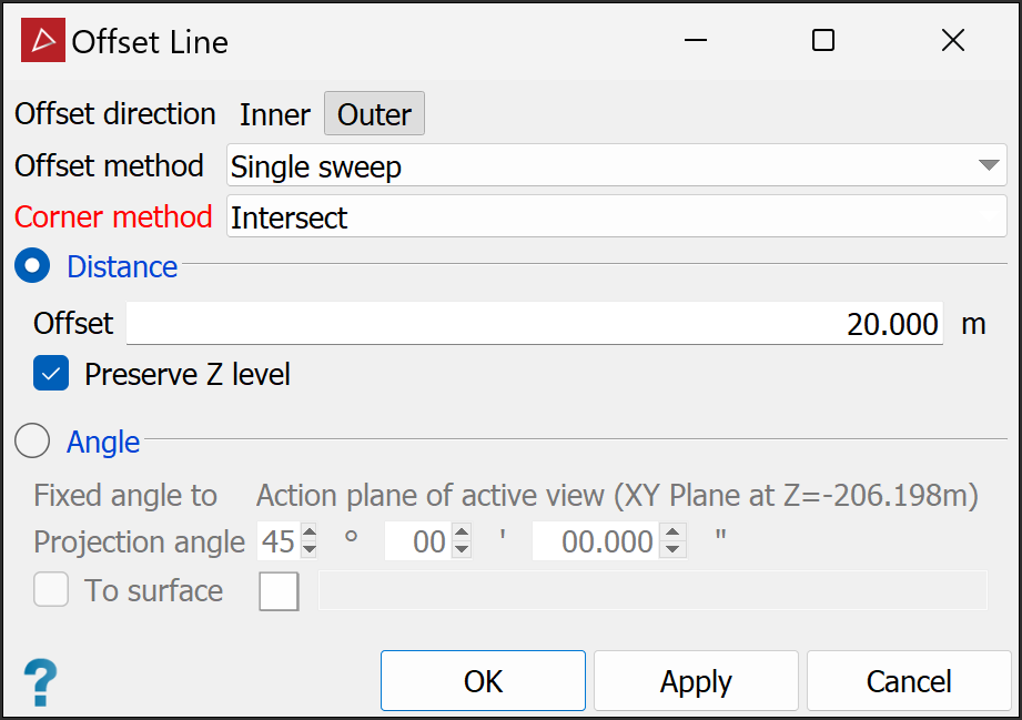 Offset Line