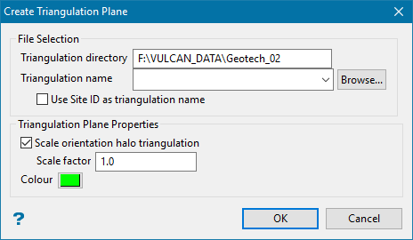 Create Triangulation Plane
