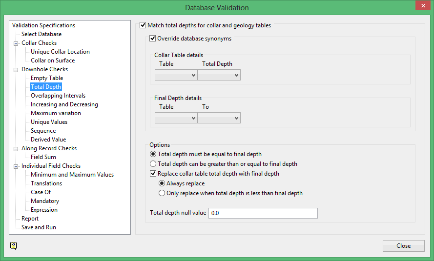 Vulcan : Grid Calc : Integrated Stratigraphic Modelling : Validate ...