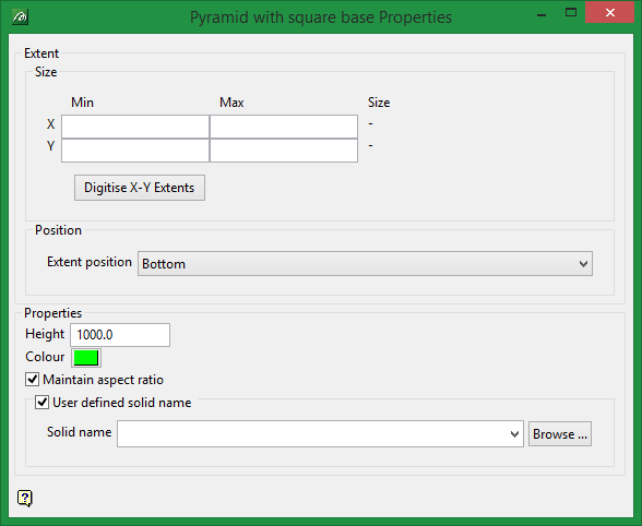 Vulcan : Toolbars : Predefined Solids Toolbar