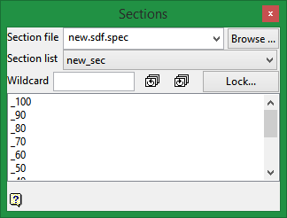 Section View Button Vulcan : View : Sections