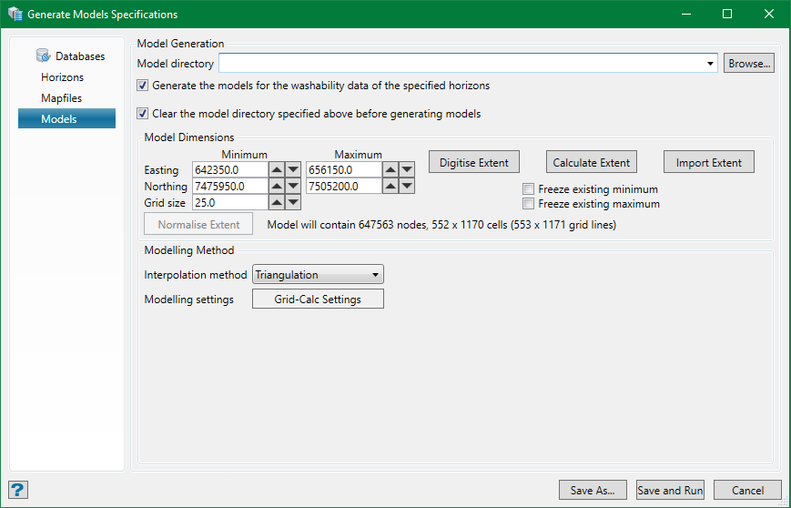 Table Version Model Version Generate Models from Standardised Tables