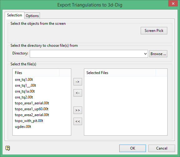 Dig File Format Vulcan : File : Export : 3d Dig
