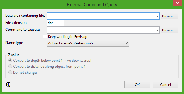 Vulcan : Analyse : External Data : Set Up