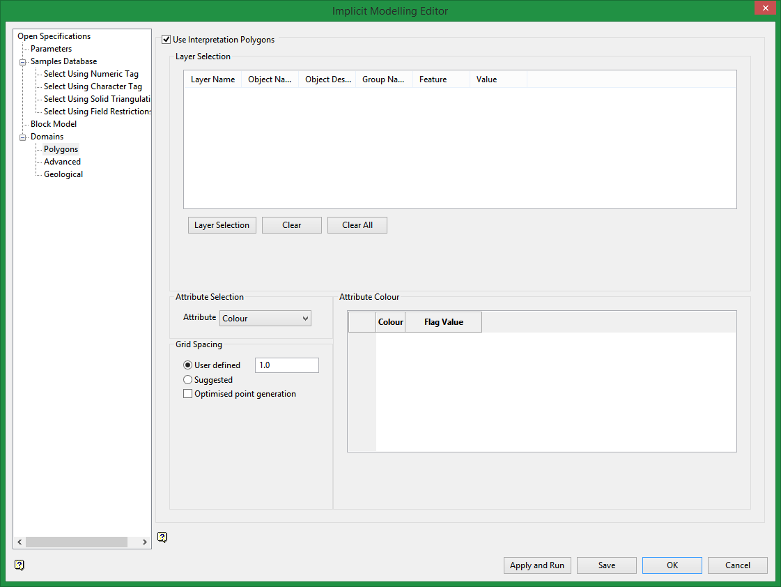 Implicit Modelling Software Vulcan : Geology : Implicit Modelling : Polygons