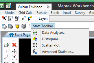 Workbench Visualiser Vulcan Workbench : Tools : Customise