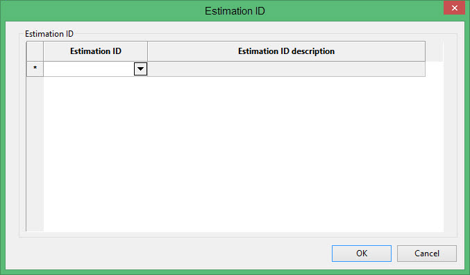Vulcan : Block : Manipulation : Command Editor : Estimation ID