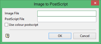 Vulcan : File : Convert : Image To PostScript