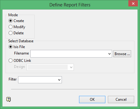 Vulcan : Geology : Drilling : Report Filter