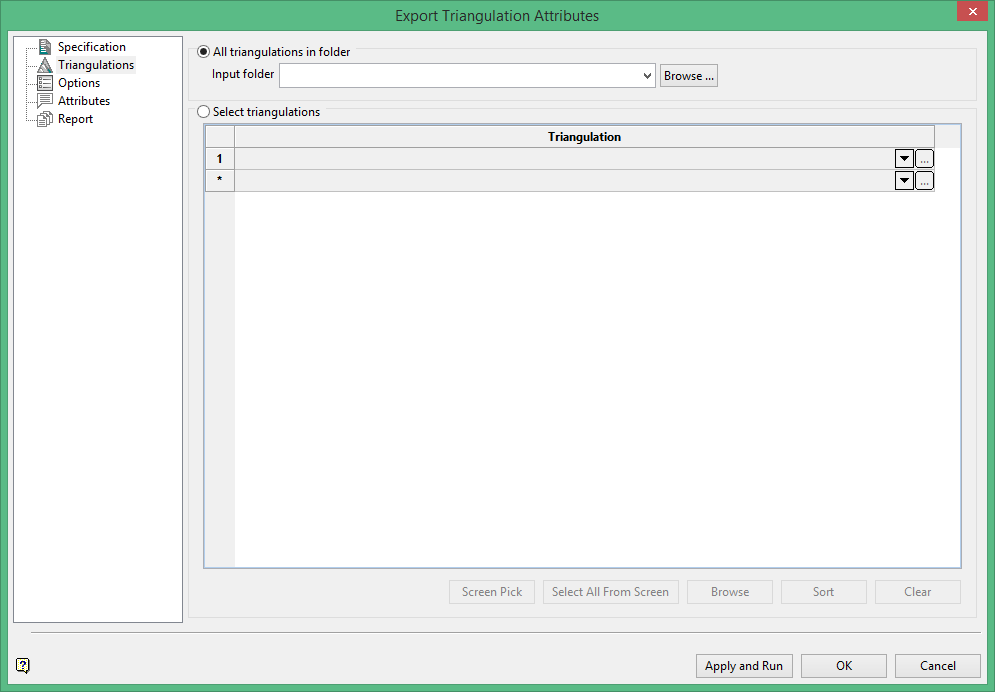 Vulcan : Model : Triangle Attributes : Export Attributes