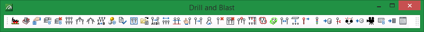 Vulcan : Toolbars : Drill and Blast Toolbar