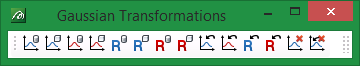 Vulcan : Toolbars : Gaussian Transformations Toolbar