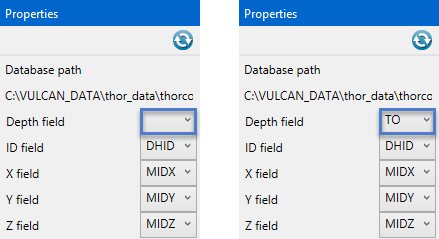 Correct vs Missing Depth Field