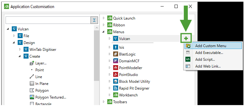 Customising Applications
